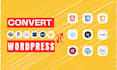 convert wix, sketch, PSD, HTML, xd, figma to wordpress using elementor pro