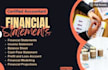 prepare balance sheet, profit or loss and cashflow statement
