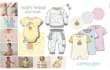 create kids fashion flats, technical drawing, cad, tech pack