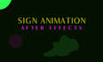 animate signature with after effects