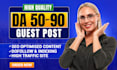 publish high da guest posts on real traffic sites