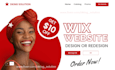 design wix website, wix website redesign, wix landing page, wix ecommerce