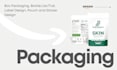 do amazon product packaging, box packaging, premium packaging and label design