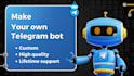create a custom telegram bot with buttons