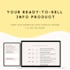 create a digital info product for selling online for you