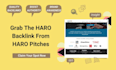 grab the haro backlink from haro pitches