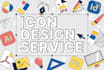 create a professional icon design set