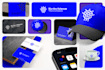 do technology cyber security crypto modern tech saas IT startup website app logo