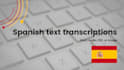 transcribe your spanish text