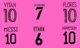 jersey number set design