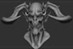 sculpt a demon head