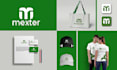 simple logo and brand identity design with branding kit