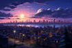 create amazing city environment background concept design