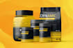 design product packaging and label with 3d mockups