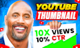 design attractive eye catchy youtube thumbnail for you