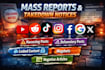 do mass reports for reddit tiktok instagram facebook youtube google telegram
