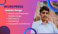 create commercial travel agency website or wordpress website