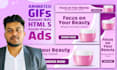 design animated GIF banner ads, flyers, HTML5 google display ads