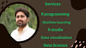 do rstudio, r programming,data science,data analysis,sas,machine learning,spss