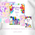 create a birthday invitation card for a child