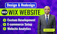 design wix website, create wix website, wix website redesign, wix redesign