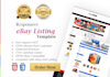design and create an ebay listing template