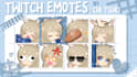 design professional emotes and sub badges for twitch, kick, etc