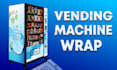 do car wrap, vending machine wrap, vending machine wrap deisgn, wrap design