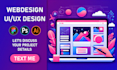 design a stunning webdesign UI UX or webpage design in figma