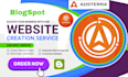 do create a blogspot website optimized for adsterra ads approval