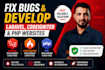 fix bugs and develop laravel, codeigniter and PHP websites