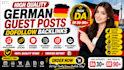 publish german guest posts on high da DR websites