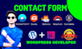 create and fix contact form, gravity form for your wordpress website