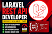 develop secure laravel rest API for web or mobile app