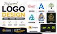 design a modern logo using ai and photoshop