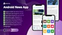 create android news app with admin panel, push notification and admob ads