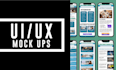 create a UX design mock ups