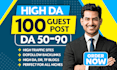 provide high da guest post on high da websites with dofollow backlinks