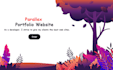 design a smooth scroll animation parallax portfolio website