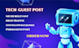 do high da guest post, tech guest post, dofollow guest post