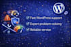fix wordpress errors and bugs