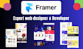 build a stunning website using framer