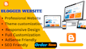 create pro blogspot website on blogger, fast adsense approval