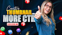 design creative catchy youtube thumbnail