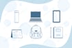 create custom icon flat color vector for business