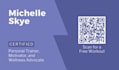 design professional business card with qr code