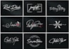 fast design signatures, cursive, scripted, handwritten logo