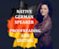 proofread and rewrite your german book
