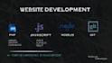 create a custom website with the required features