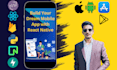 develop react native apps with modern UI UX for ios, android